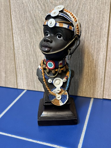 African tribal bust woman - tribal,