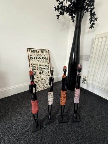 Set hand carved african - set,