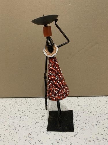 African maasai beaded woman - african,