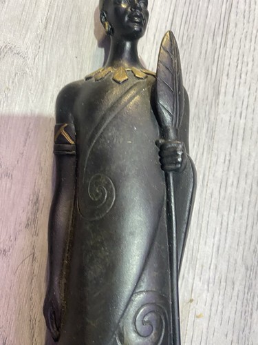 Maasai figurine with - spear,