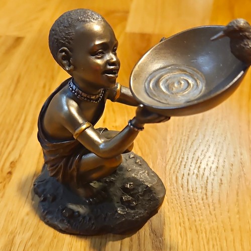 Maasai checha sharing figurine - maasai,